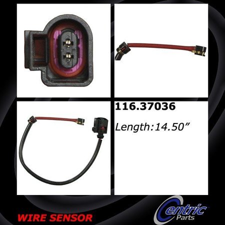 CENTRIC PARTS Brake Pad Sensor Wires, 116.37036 116.37036